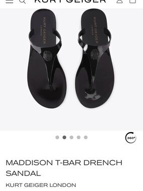 MADDISON T-BAR DRENCH SANDAL by Kurt Geiger